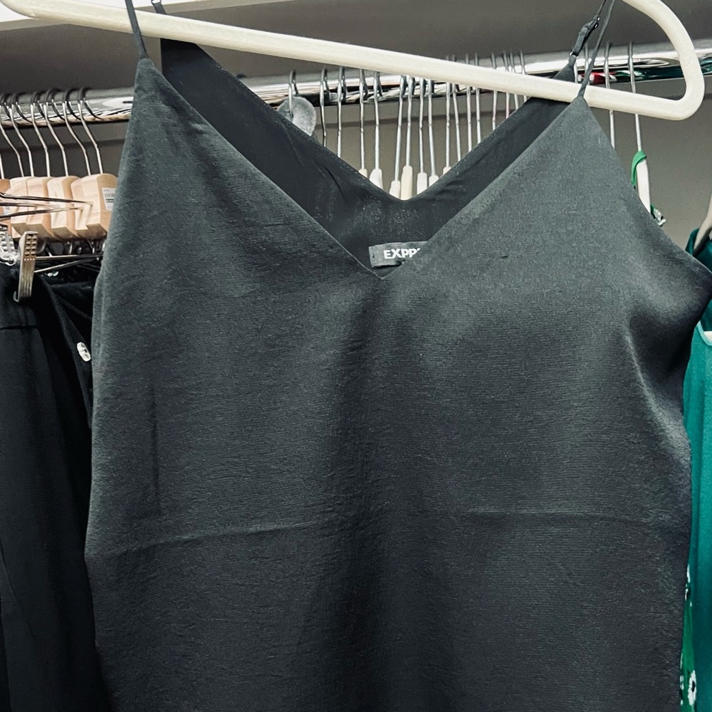 Express spaghetti strap tank top blouse